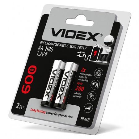 Купить оптом Аккумуляторы Videx HR6/AA 600mAh 2шт/блистер (Цена указана за 2шт)