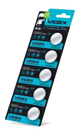 Купить оптом Батарейка литиевая Videx CR2032 5шт/блистер (Цена указана за 5шт)