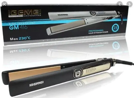 Купить оптом Выпрямитель для волос утюжок GEMEI 416 в Украине 