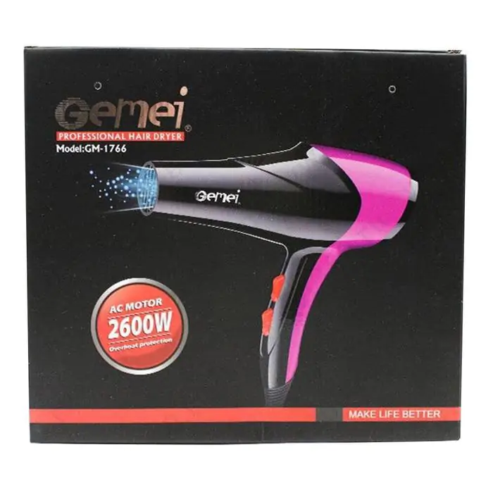 Купить оптом Мини фен для укладки волос GEMEI 1766 (Продажа поштучно) в Украине 