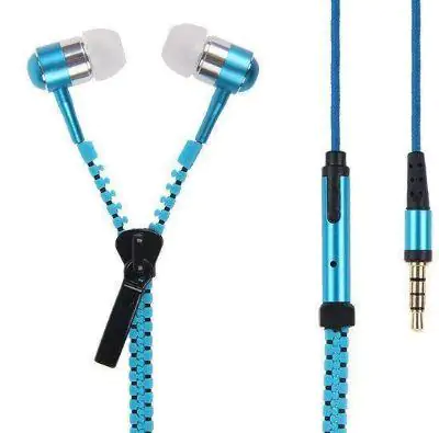 Купить оптом Вакуумные наушники змейка ZIP EARPHONES (в кульке) в Украине 