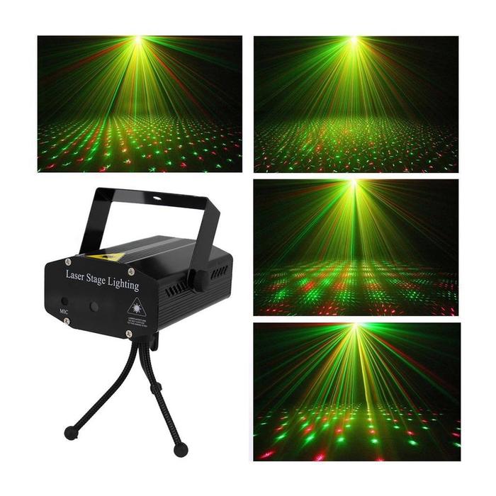 Купить оптом Лазерный проектор 6 в 1 Laser STAGE Lighitng HJ06 (4054)