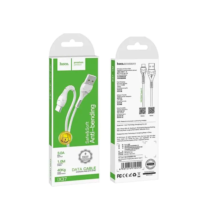 Купить оптом Шнур Type-C Hoco X37 1M в Украине 