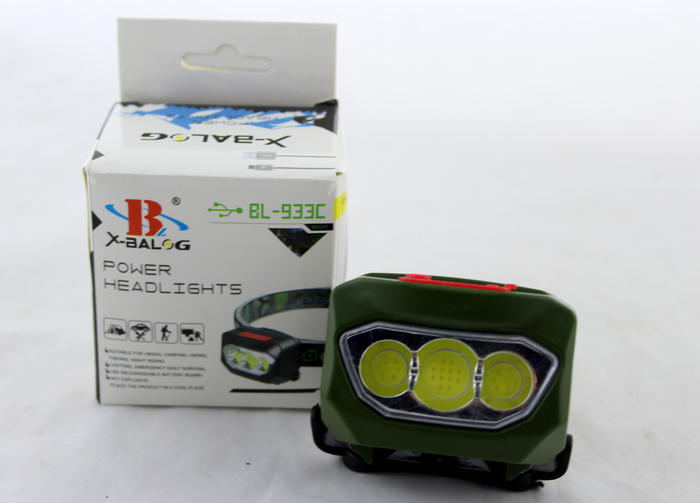 Купить оптом Светодиодный налобный фонарь BL-933C (встроенный акб)