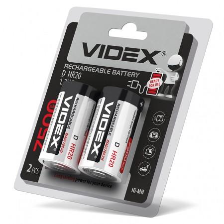 Купить оптом Аккумулятор Videx HR20/D 7500mAh 2шт/блистер (Цена указана за 2шт) в Украине