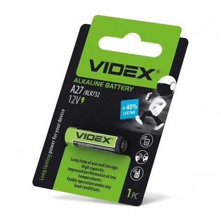 Купить оптом Батарейка щелочная Videx А27 1шт/блистер (Цена указана за 1шт) в Украине