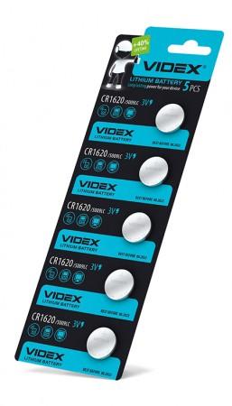 Купить оптом Батарейка литиевая Videx CR1620 5шт/блистер (Цена указана за 5шт) в Украине