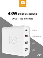 Купить оптом Сетевое зарядное WUW C111 (4 USB) Quick charge (3.0A) в Украине