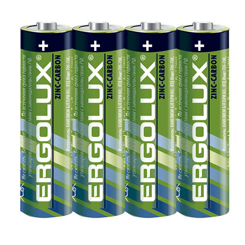 Купить оптом Батарейка солевая ERGOLUX R6/AA 4шт/пленка (Цена указана за 4шт) в Украине