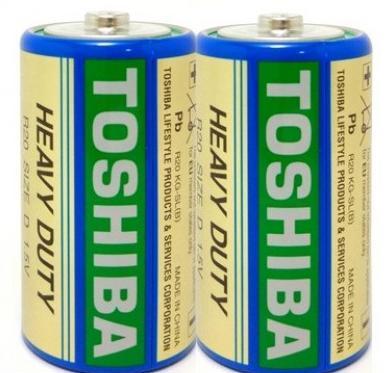 Купить оптом Батарейка солевая TOSHIBA R20/D 2шт/пленка (Цена указана за 2шт) в Украине