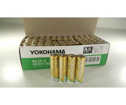Купить оптом Батарейка солевая YOKOHAMA R6/AA 4шт/пленка (Цена указана за 4шт) в Украине