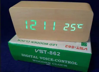 Купити оптом Купити Годинник під дерево VST 862-2/GREEN оптом - ціна 287 грн в Україні 