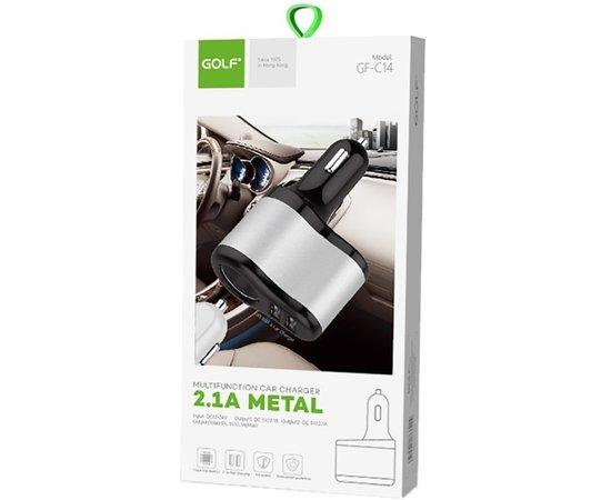 Купить оптом Автомобильное зарядное GOLF GF-C14 (2 USB) в Украине