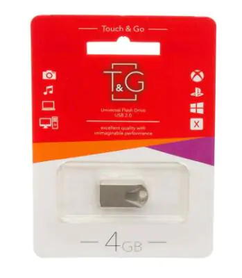 Купить оптом Флешка USB 4GB T&G метал 106 в Украине 
