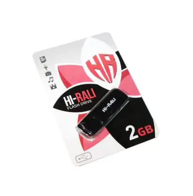 Купить оптом Флешка USB 2GB Hi-Rali Taga черный в Украине 