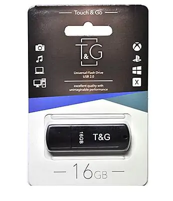 Купити оптом Купити Флешка USB 16GB T&G Classic 011 чорний оптом - ціна 119 грн в Україні 