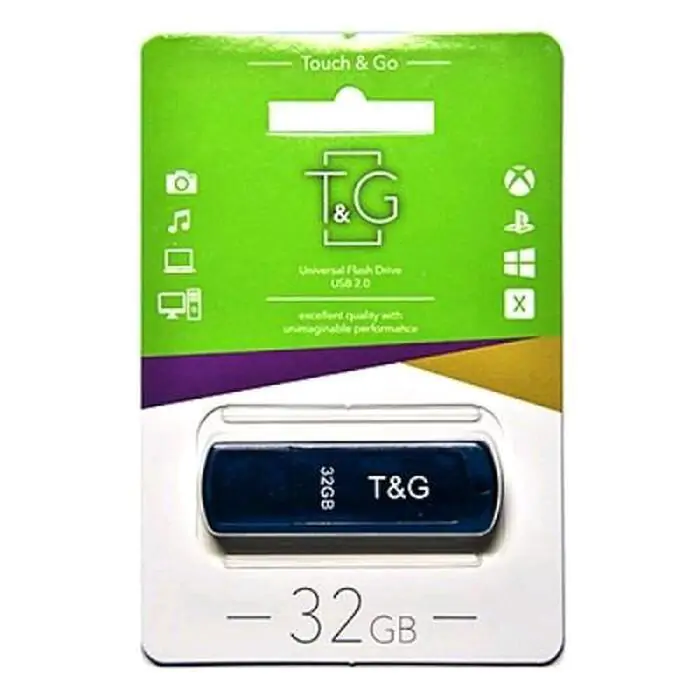Купити оптом Купити Флешка USB 32GB T&G Classic 011 чорний оптом - ціна 137 грн в Україні 