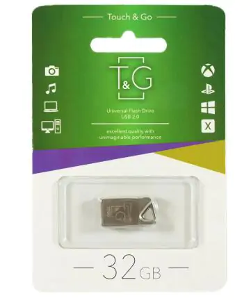 Купить оптом Флешка USB 32GB T&G метал 107 в Украине 
