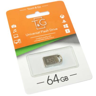 Купить оптом Флешка USB 64GB T&G метал 107