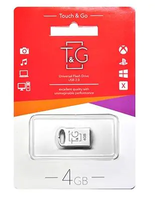 Купить оптом Флешка USB 4GB T&G метал 105 в Украине 