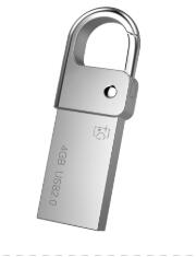 Купить оптом Флешка USB 4GB T&G метал 027