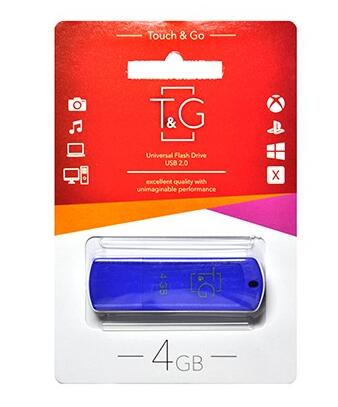 Купить оптом Флешка USB 4GB T&G Classic 011 синий в Украине