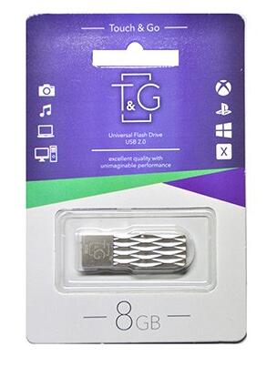 Купить оптом Флешка USB 8GB T&G метал 103