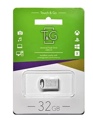 Купити оптом Купити Флешка USB 32GB T&G метал 105 оптом - ціна 130 грн в Україні 