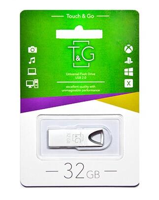 Купить оптом Флешка USB 32GB T&G метал 117 серый