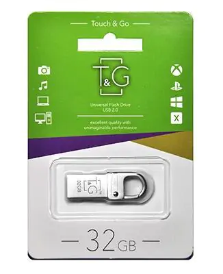 Купить оптом Флешка USB 32GB T&G метал 027 в Украине 