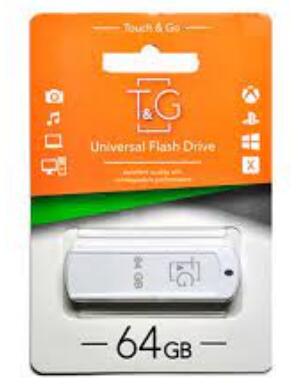 Купить оптом Флешка USB 64GB T&G Classic  011 белый