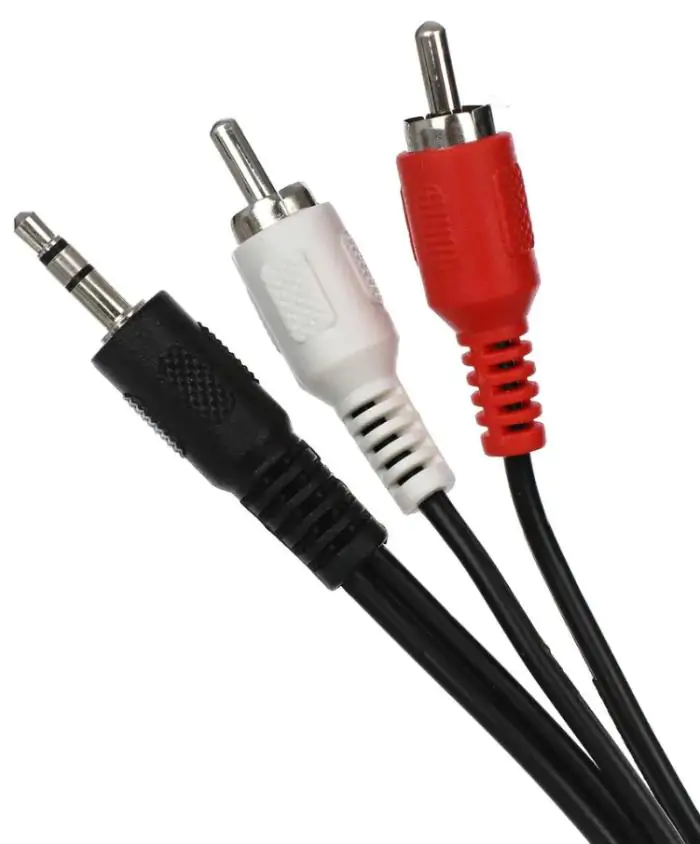 Купити оптом Купити Кабель 3.5mm to 2RCA (3 м) в упаковці оптом - ціна 38 грн в Україні 