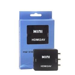 Купить оптом Конвертер HDMI-2AV с питанием (синяя коробка) в Украине
