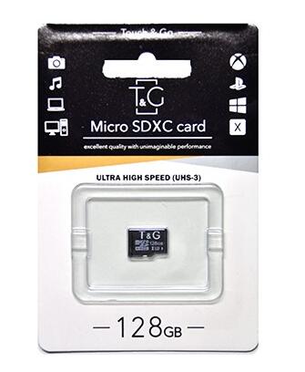Купить оптом Карта памяти microSDHC (UHS-3) 128GB class 10 T&G (без адаптера) в Украине