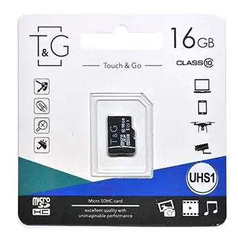 Купити оптом Купити Карта пам'яті microSDHC (UHS-1) 16GB class 10 T&G (без адаптера) оптом - ціна 122 грн в Україні 