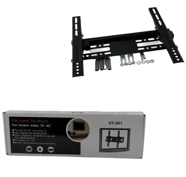 Купить оптом Кронштейн для телевизора 15-42 дюйм. HT-001 (наклонный) в Украине 