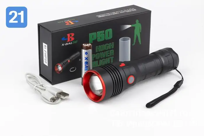 Купити оптом Купити Ручний ліхтар X-BALOG A02 (діод P50) оптом - ціна 277 грн в Україні 