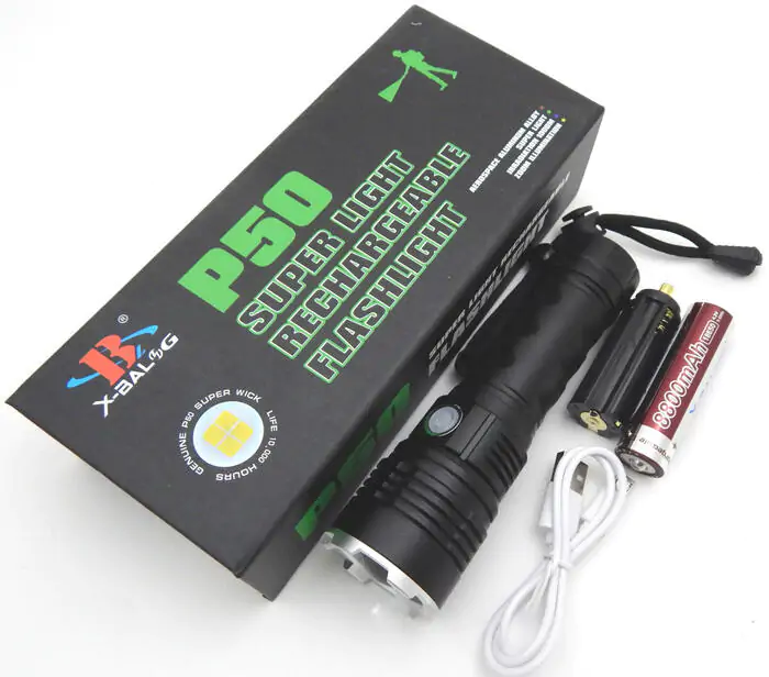 Купить оптом Ручной фонарь X-BALOG A73 (диод P50) в Украине , изображение 2