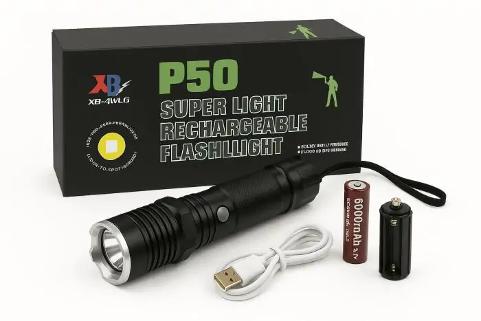 Купить оптом Ручной фонарь X-BALOG A73 (диод P50) в Украине 