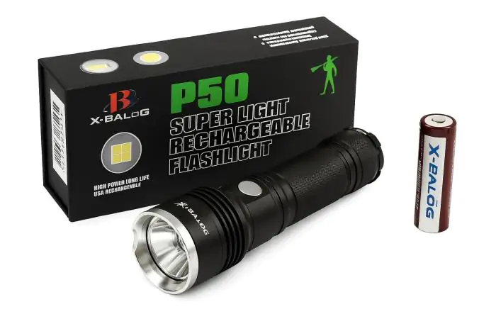 Купити оптом Купити Ручний ліхтар X-BALOG 858 (діод P50) оптом - ціна 303 грн в Україні 