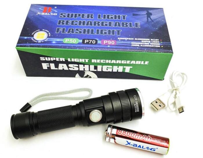 Купить оптом Ручной фонарь X-BALOG P58 (диод P50) в Украине