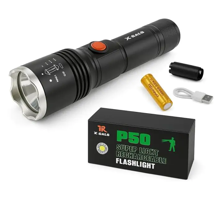 Купить оптом Ручной фонарь X-BALOG P07 (диод P50) в Украине 