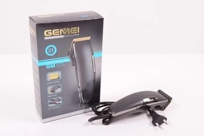 Купити оптом Купити Машинка для стрижки волосся мережева з насадками GEMEI GM-806 оптом - ціна 290 грн в Україні 