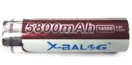 Купити оптом Купити Акумулятор 14500 для ліхтарів PURPLE оптом - ціна 20 грн в Україні , зображення 2