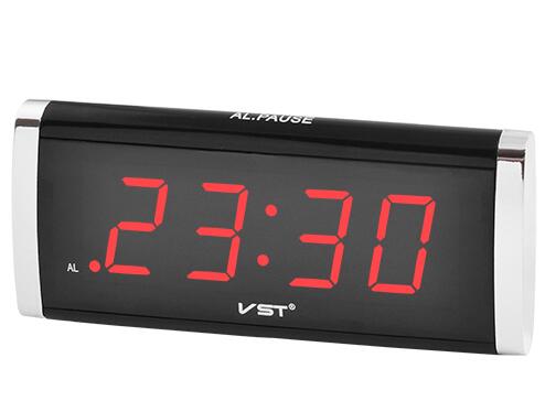 Купить оптом Часы настольные от сети VST 730 / RED в Украине
