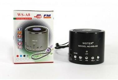 Купить оптом Портативная колонка радио с флешкой WS-A8 в Украине