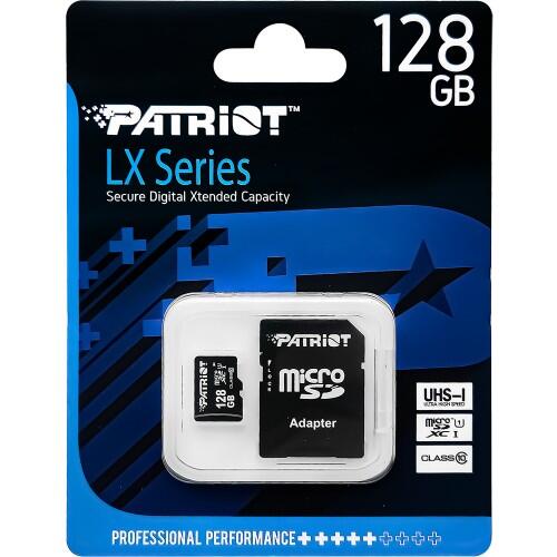 Купить оптом Карта памяти microSDXC (UHS-1) Patriot LX Series 128Gb class 10 (adapter SD) в Украине
