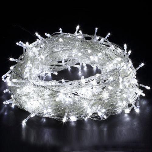 Купить оптом Гирлянда 300 LED белая обычная W-1 (от сети) (0160) в Украине