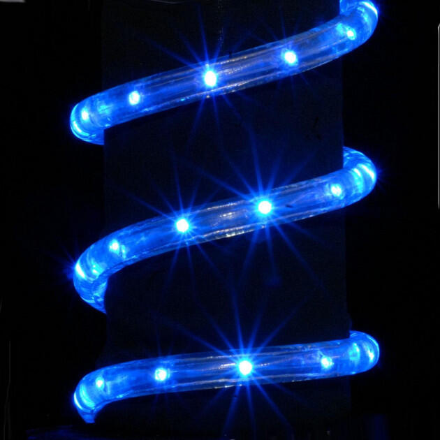 Купить оптом Гирлянда LED синяя Rope Light шланг 10 м (2991) в Украине