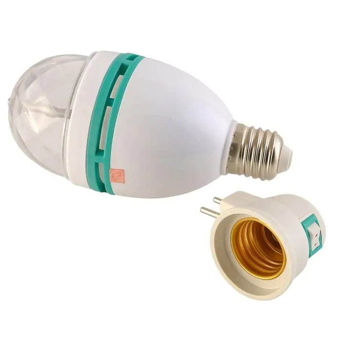 Купить оптом Лампа дискошар E27 LY-399 (цоколь в комплекте) в Украине 